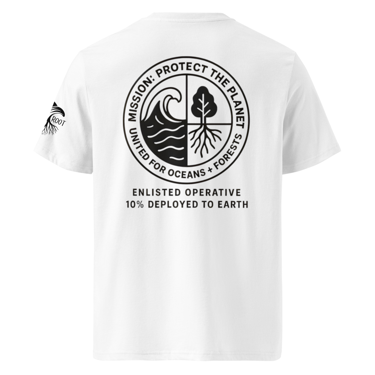 Shark Rider - White Unisex T-Shirt