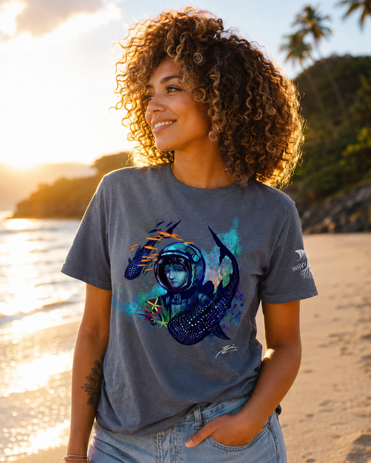 Deep Woman - Graues Unisex-T-Shirt