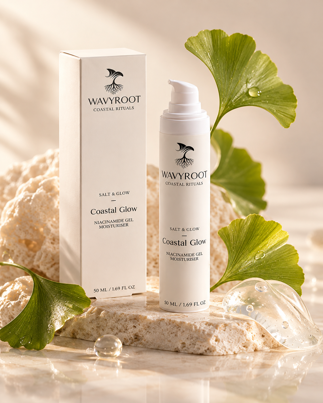 Coastal Glow Niacinamide Gel Moisturiser