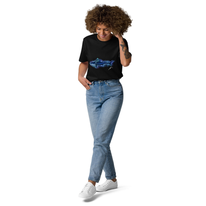 Shark Rider - Black Unisex T-Shirt