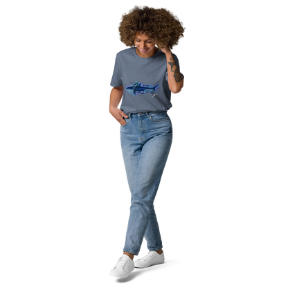 Shark Rider - Grey Unisex T-Shirt