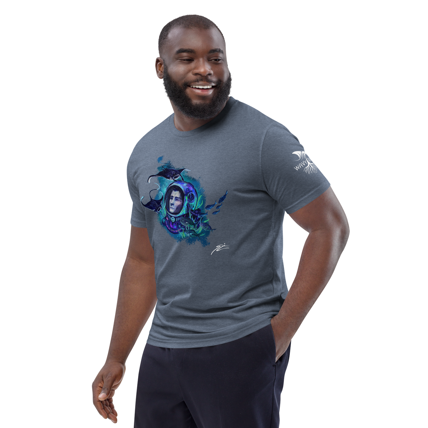 Deep Man - Grey Unisex T-Shirt