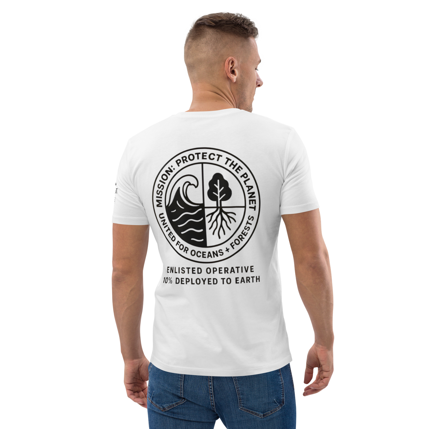 Deep Man - White Unisex T-Shirt