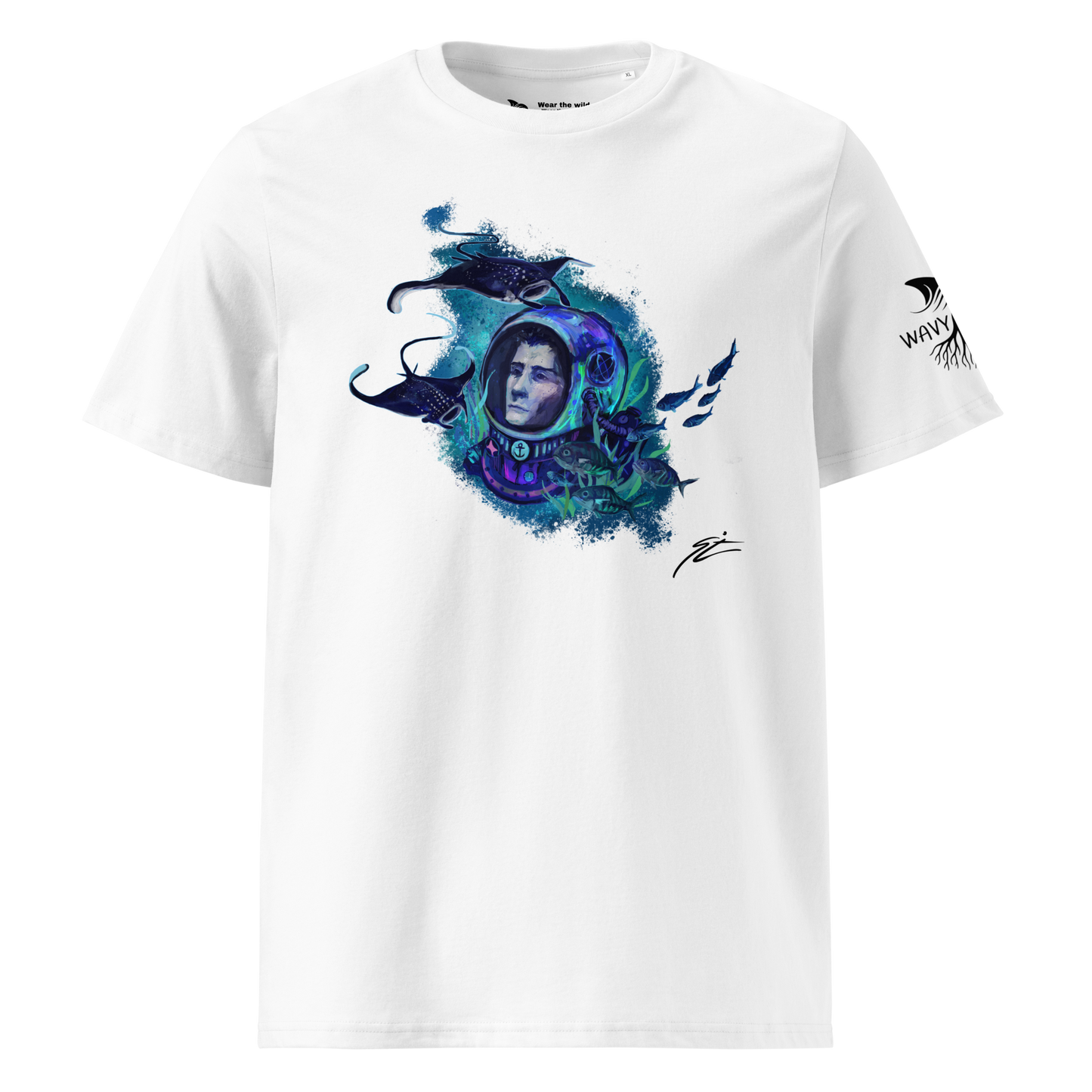 Deep Man - White Unisex T-Shirt
