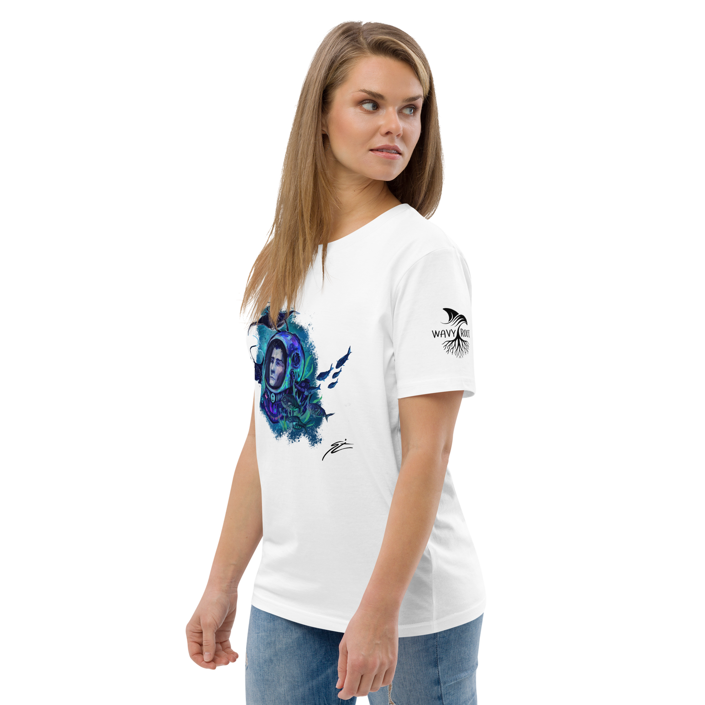 Deep Man - White Unisex T-Shirt